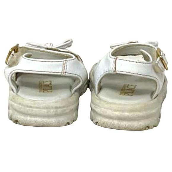 The Children’s Place Infant Girls White Sandals Size 3M - Picture 4 of 9
